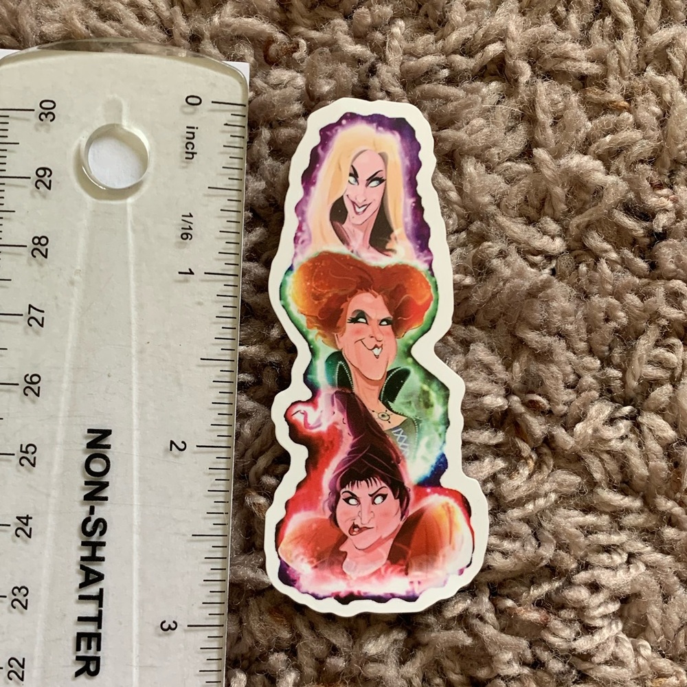 6/$12 Hocus Pocus Vinyl Sticker Matte - Picture 2 of 2